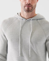 Merino Ribbed Hoodie