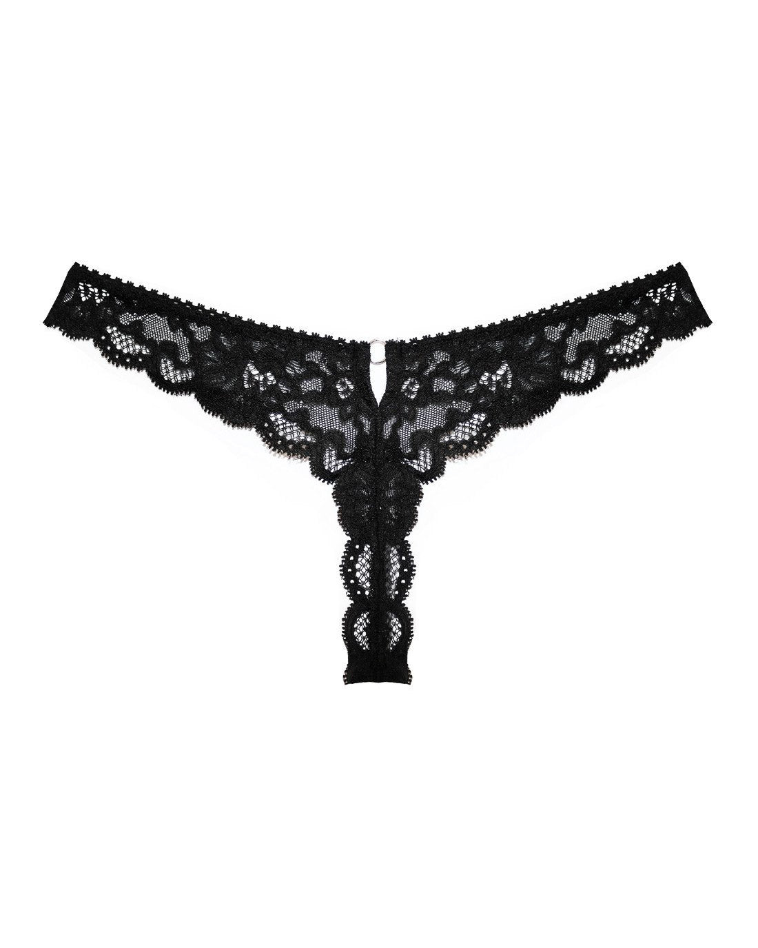 FLEUR DU MAL - Charlotte Lace Seamless Thong | Luxury Designer Fashion | tntfashion.ca