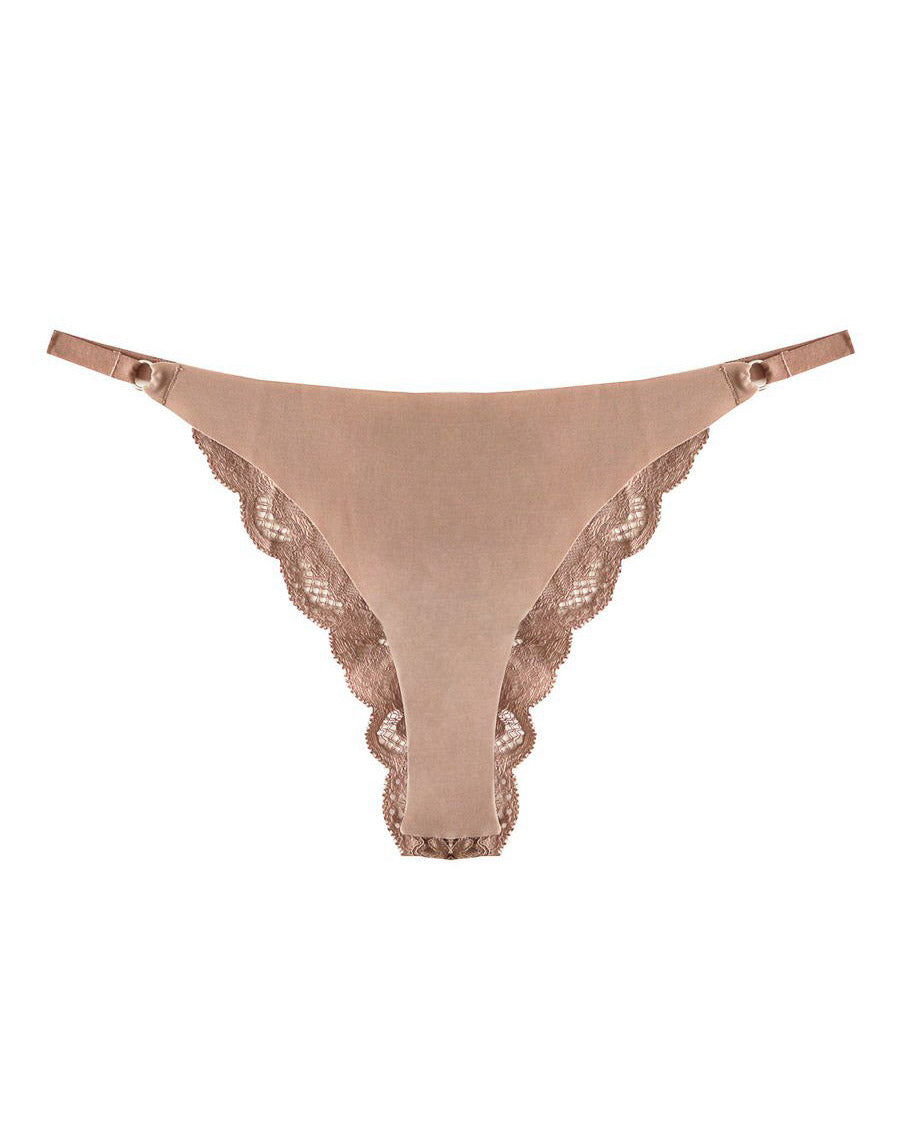 FLEUR DU MAL - Charlotte Lace Seamless String Cheeky | Luxury Designer Fashion | tntfashion.ca
