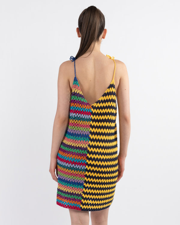 ROSE CARMINE - Chunky Knit Tank Dress | Luxury Designer Fashion | tntfashion.ca