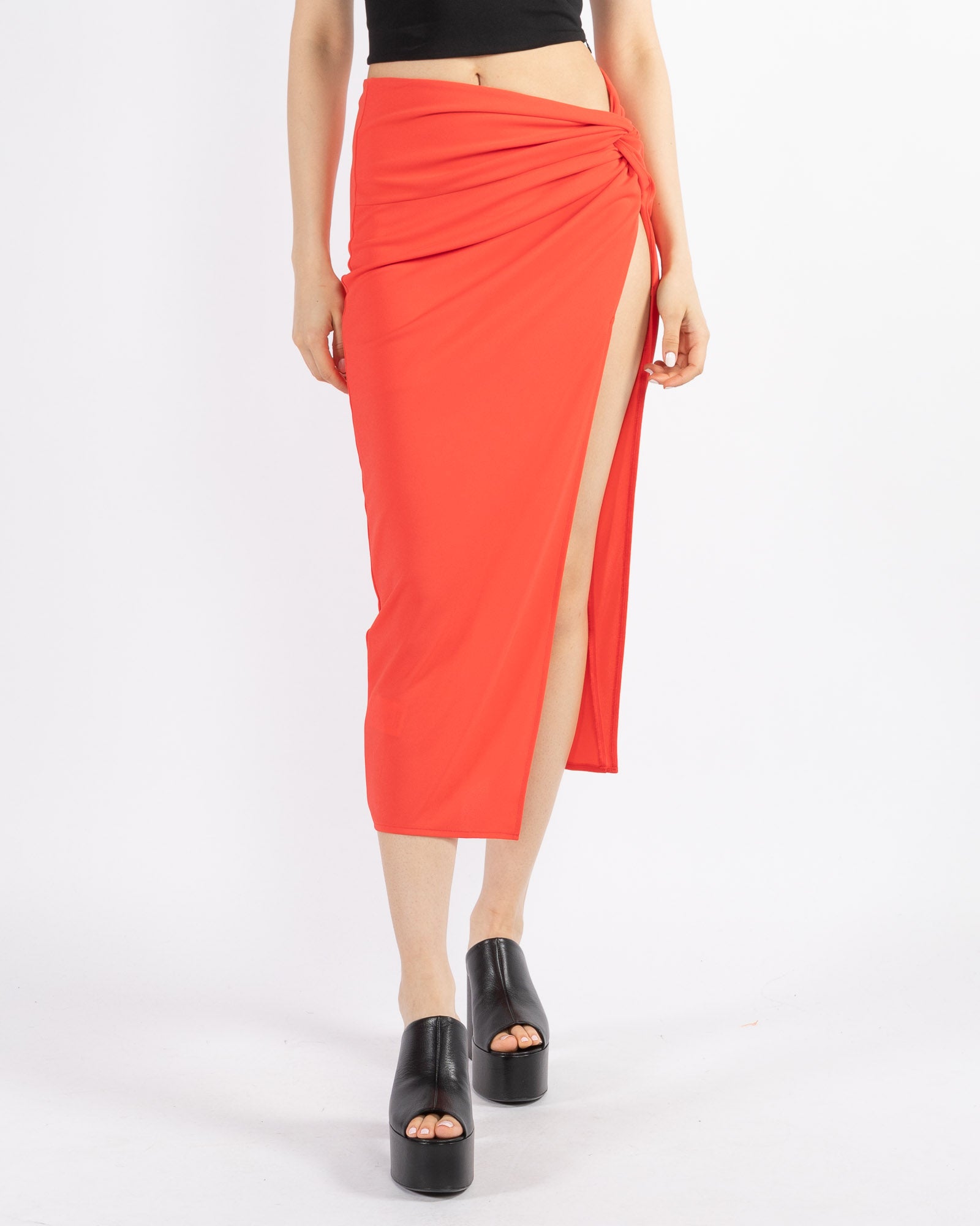 NICHOLAS THE LABEL - Kenzie Slit Skirt | Luxury Designer Fashion | tntfashion.ca