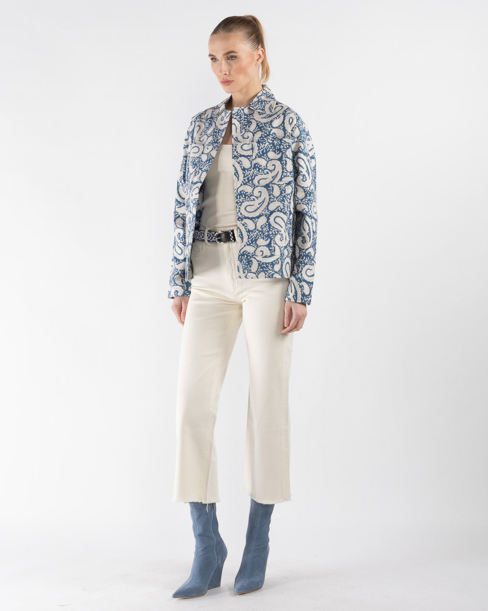 Seba Blue Paisley Jacket
