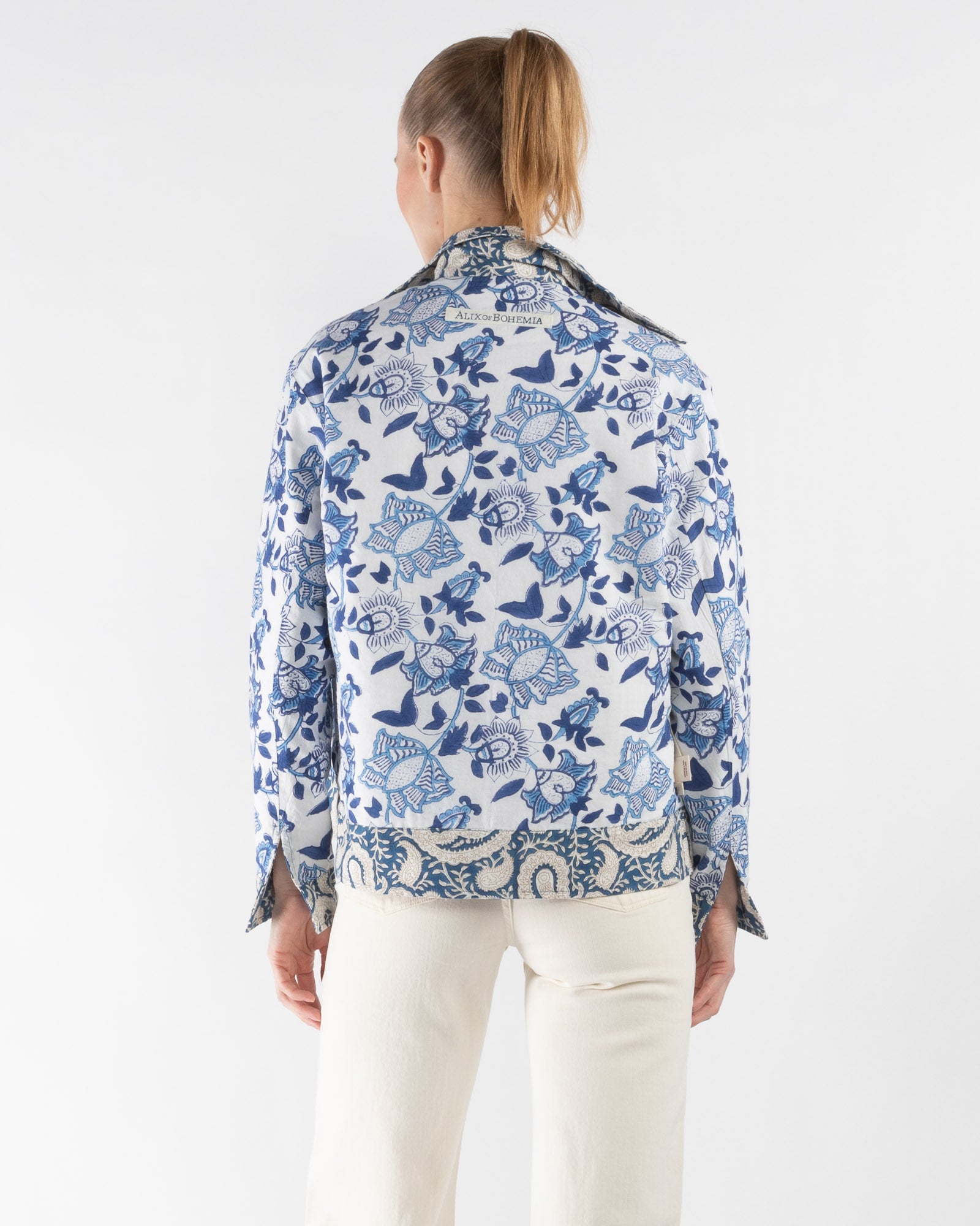 Seba Blue Paisley Jacket