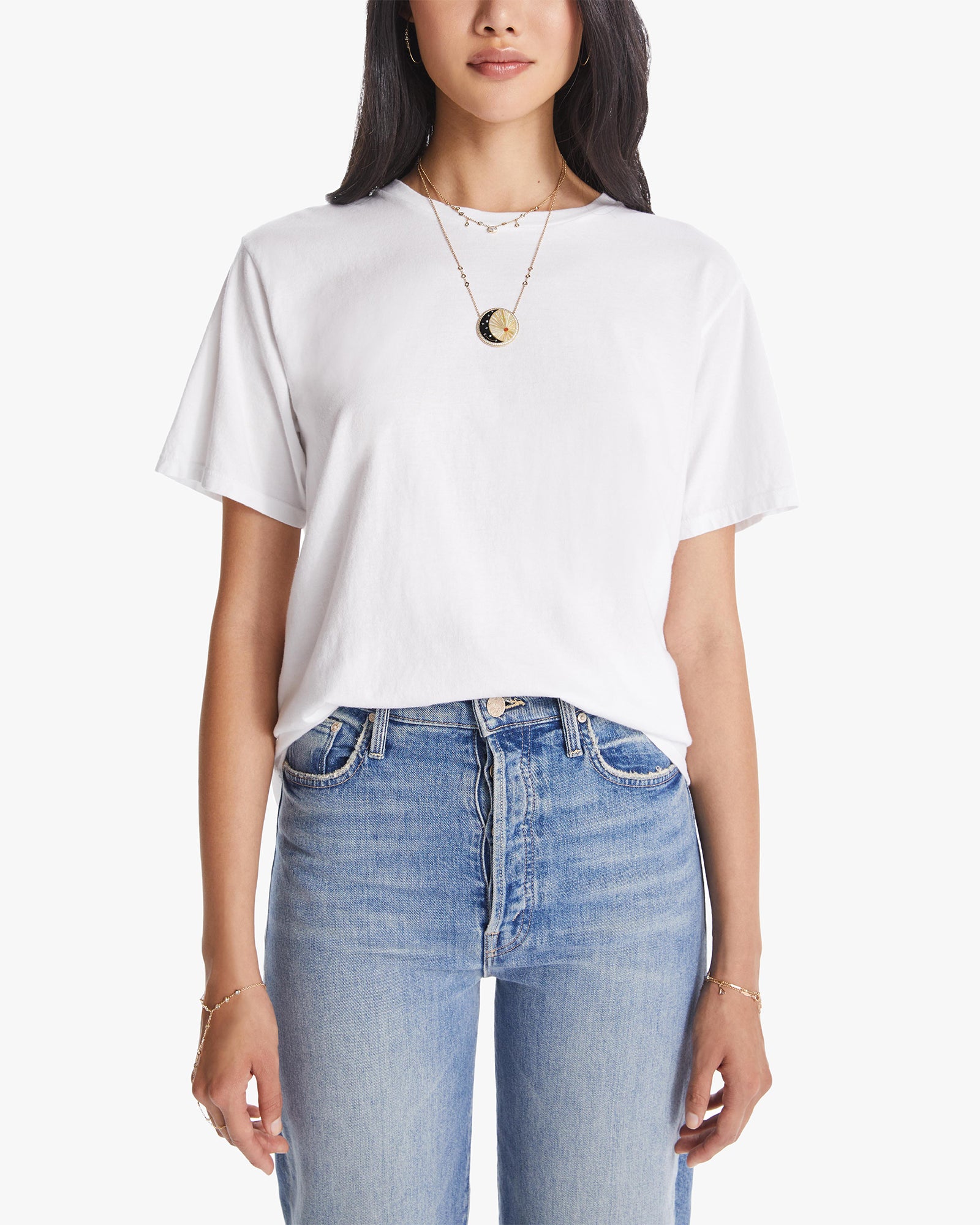 MOTHER - The Rowdy T-Shirt | Luxury Designer Fashion | tntfashion.ca