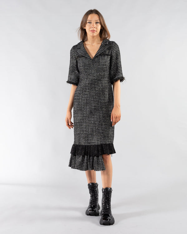 TIGER IN THE RAIN - Tweed Dress | Luxury Designer Fashion | tntfashion.ca