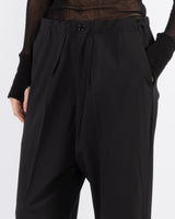 Women's Casual Black Pants With Detachable Chain – Kawaiifashion