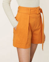 VINCE - Belted Twill Shorts | Luxury Designer Fashion | tntfashion.ca
