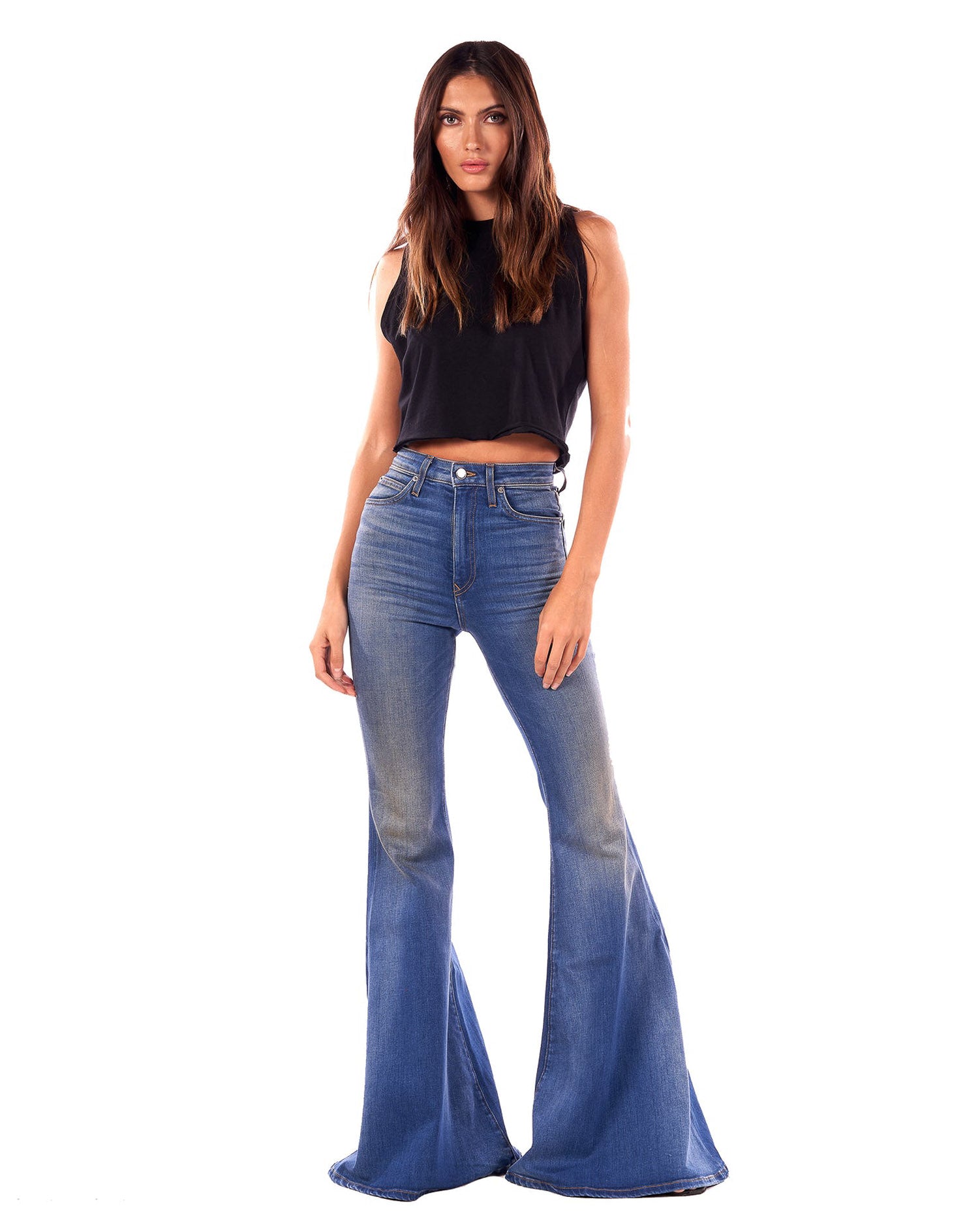 COUT DE LE LIBERTE - High Rise Super Bell Jeans | Luxury Designer Fashion | tntfashion.ca
