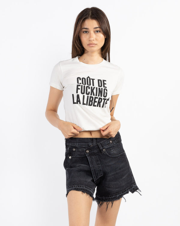 COUT DE LE LIBERTE - Cotton Vintage T-Shirt | Luxury Designer Fashion | tntfashion.ca