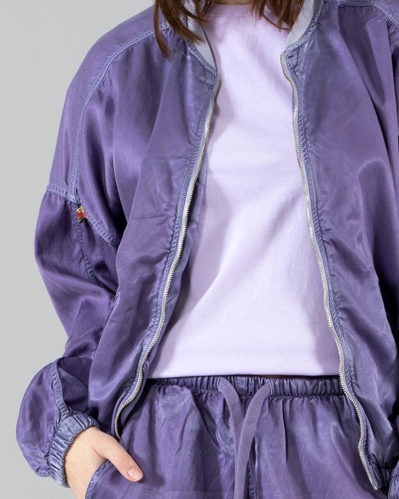 FREE CITY - Satin Bomber | Luxury Designer Fashion | tntfashion.ca