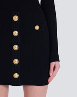BALMAIN - Short Long Sleeve Knit Dress | Luxury Designer Fashion | tntfashion.ca