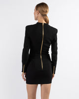 BALMAIN - Short Wool Dress | Luxury Designer Fashion | tntfashion.ca