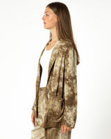 RAQUEL ALLEGRA - Tie Dye Boyfriend Shawl Blazer | Luxury Designer Fashion | tntfashion.ca