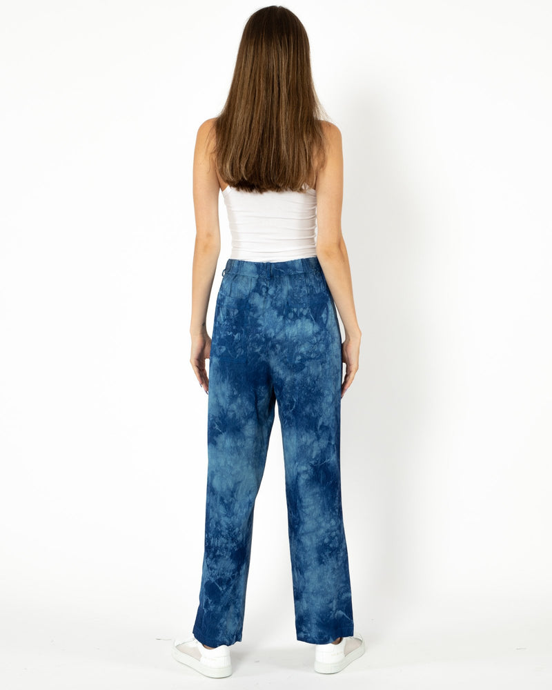 RAQUEL ALLEGRA - Tie Dye Pleated Pants | Luxury Designer Fashion | tntfashion.ca