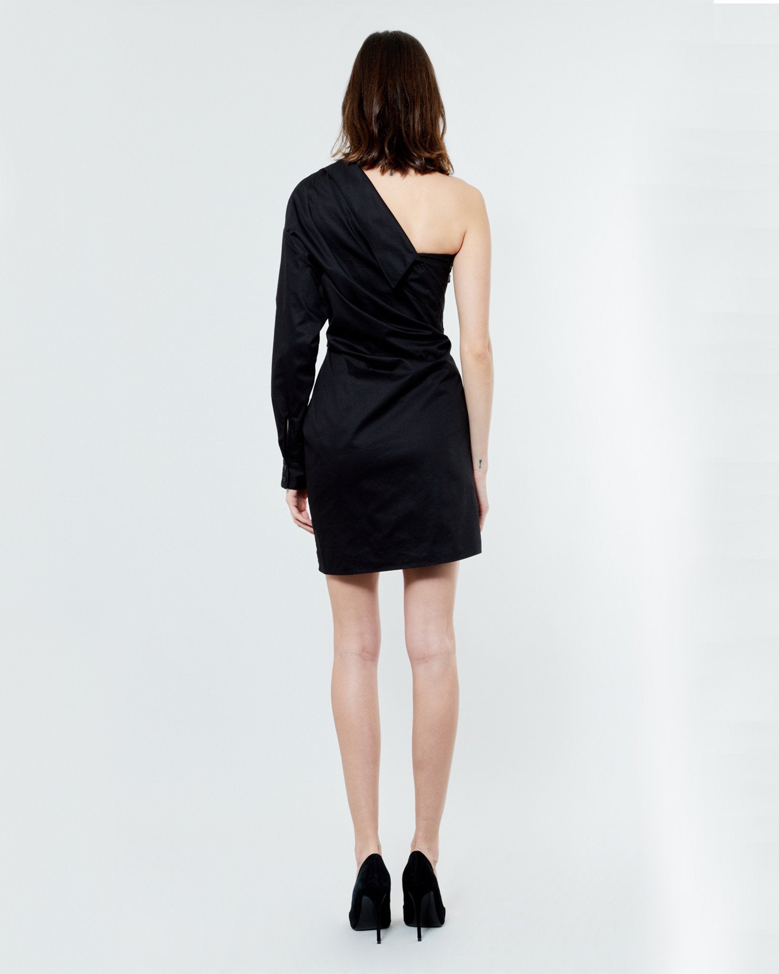 RTA - Lana Asymmetrical Shirt Dress | Luxury Designer Fashion | tntfashion.ca
